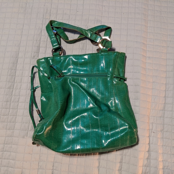 Rampage Faux Patent Handbag - Picture 2 of 6